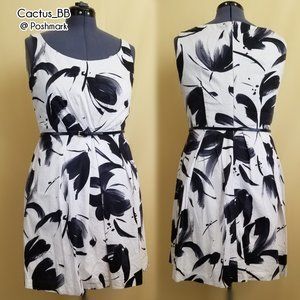 Jones New York Paintbrush Midi Dress size 14P